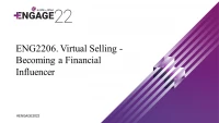 Virtual Selling - Becoming a Financial Influencer