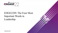 The Four Most Important Words in Leadership