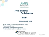 Research Workshop - From Evidence to Outcome