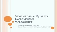 Developing a Quality Improvement Project Manuscript icon