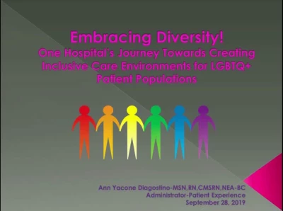 Embracing Diversity! One Hospital's Journey Towards Creating Inclusive Care Environments for LGBTQ+ Patient Populations