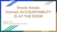 Knock-Knock:  Intrinsic Accountability is at the Door icon