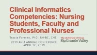 Clinical Informatics Competencies: Nursing Students, Faculty and Professional Nurses  icon