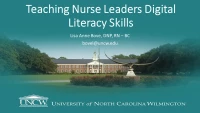 Teaching Nurse Leaders Digital Literacy Skills