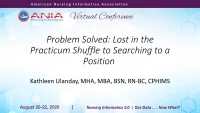 Problem Solved: Lost in the Practicum Shuffle to Searching to a Position