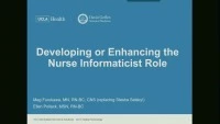 Developing or Enhancing the Role of the Nursing Informaticist
