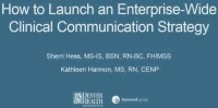 How to Launch an Enterprise-Wide Clinical Communication Strategy icon