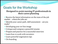 Navigating Your Career: Workshop for Career Development