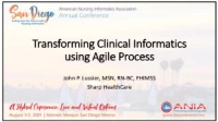 Transforming Clinical Informatics Using an Agile Process