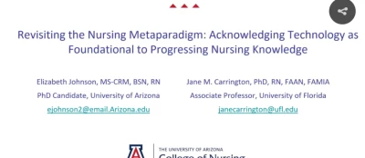 Revisiting the Nursing Metaparadigm: Acknowledging Technology as Foundational to Progressing Nursing Knowledge