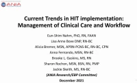 Current Trends in HIT Implementation: Management of Clinical Care and Workflow