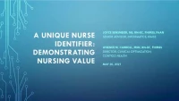 A Unique Nurse Identifier: Demonstrating Nursing Value icon