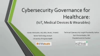 Cybersecurity Governance for Healthcare: IoT, Medical Devices, and Wearables