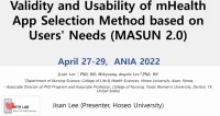 Validity and Usability of mHealth App Selection Method Based on Users' Needs (MASUN 2.0)