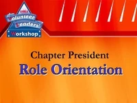 Chapter President Role Orientation icon