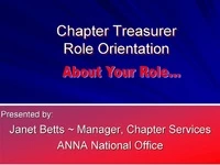 Chapter Treasurer Role Orientation icon