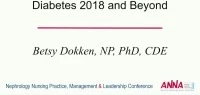 Everything New: Diabetes 2018 and Beyond