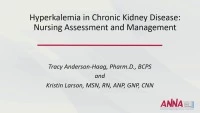 Management of Hyperkalemia in the CKD Patient
