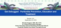 Get Debugged: Peritonitis Prevention, Education, and Treatment