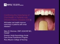 Confirming the Importance of Oral Health in CKD 