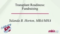 Transplant Readiness: Fundraising
