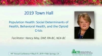 Population Health: Social Determinants of Health, Behavioral Health, and the Opioid Crisis icon