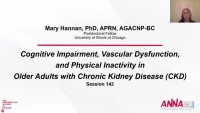 Cognitive Impairment, Vascular Dysfunction, and Physical Inactivity in Older Adults with Chronic Kidney Disease