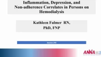 The Relationship Between Inflammation, Depression, and Nonadherence Among Persons with ESRD