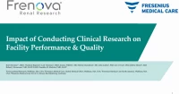 Impact of Conducting Clinical Research on Facility Performance and Quality