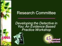 Developing the Detective in You: An Evidence-Based Practice Workshop icon