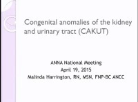 Spotlight on Pediatric Nephrology Issues - Congenital Anomalies of the Kidney and Urinary Tract icon