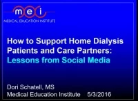 How to Support Home Dialysis Patients and Care Partners to Avoid Dropout: Lessons from Social Media