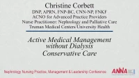Active Medical Management: Conservative Management