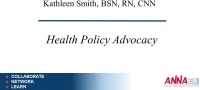 Health Policy Advocacy