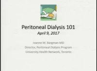Peritoneal Dialysis 101