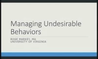 Nephrology Nurse Manager Skills to Combat Everyday Challenges: Managing Undesirable Behaviors icon