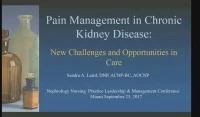 Pain Management in CKD: New Challenges and Opportunities in Care