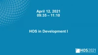 Session I: HOS in Development I icon