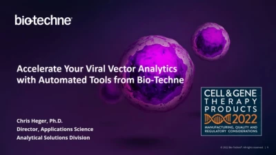 Accelerate Your Viral Vector Analytics with Automated Tools from Bio-Techne icon