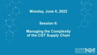 Session II - Managing the Complexity of the CGTP Supply Chain icon