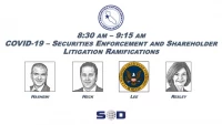 COVID-19 - Securities Enforcement and Shareholder Litigation Ramifications icon