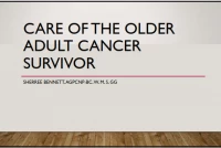Care of the Older Adult Cancer Survivor