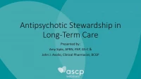 Antipsychotic Stewardship in Long-Term Care icon