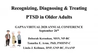 Recognizing, Diagnosing, and Treating PTSD in Older Adults