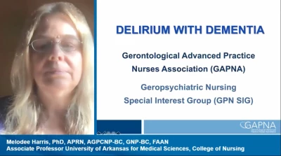 Delirium - for the Nurse Practitioner