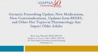 Geriatric Prescribing Update: New Medications, New Contraindications, Updates from BEERS, and Hot Topics in Pharmacology that Impact Older Adults icon