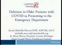 Delirium in Older Adults with COVID-19 Presenting to the Emergency Department