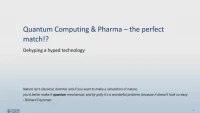 Quantum Computing in Pharma icon
