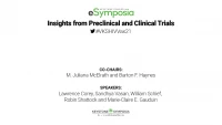 Insights from Preclinical and Clinical Trials icon