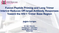 Short Talk: Fusion Peptide Priming and Long Trimer Interval Reduces Off-target Antibody Responses Toward the HIV-1 Trimer Base Region icon